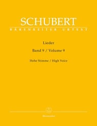 Lieder, Vol. 9 Vocal Solo & Collections sheet music cover Thumbnail